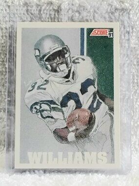 5/$20 Mint 1991 Score John L. Williams MVP NFL Card 645!!